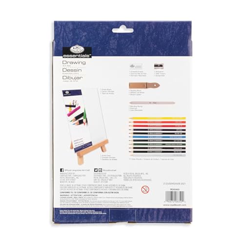 Caballete para pintar Royal & Langnickel REA5403 trípode regulable de madera para lienzos 5