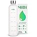 HiBi 水筒 1l メモリ付き ウォーターボトル 飲んだ量がわかる BPAフリー水 ボトル 耐熱100℃ おしゃれ水筒 軽量 トライタンボトル 白色