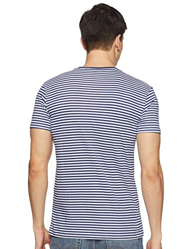 Image of United Colors of Benetton Men's Striped Regular Fit T-Shirt