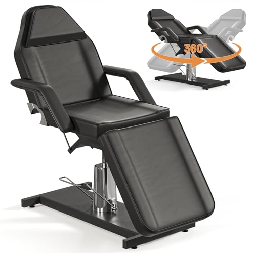 DeerDean Hydraulic Tattoo Chair Bed for Client Facial Beds for