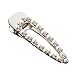 Produktbild Clacce INS Damen Frauen Nettes Mädchen Perle Perle Barrette Haarspange Haarnadel Haarschmuck Geschenk (Weiß (1 Stück) B)