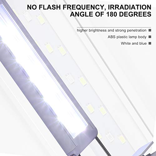 Tijolo LED de plástico Tanque de peixes com clitóris ligeiros Aquarium Light of US Plug for Aquarium