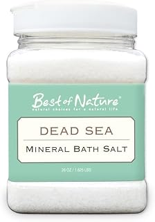 Best of Nature 100% Pure Dead Sea Mineral Bath Salt (26 oz)