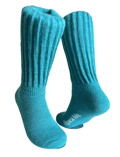 Alpaca Wool Solid Crew Socks are Cozy, Warm and Colorful - Solid