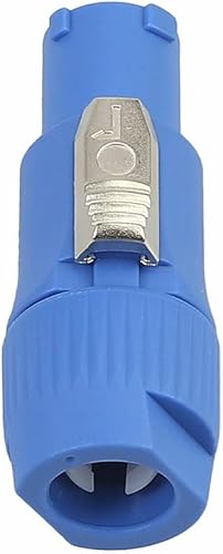 Miniatura 3 de PowerCON tipo A NAC3FCA+ NAC3MPA-1 - Juego de 10 adaptadores de panel de enchufe de chasis NAC3FCA+ NAC3MPA-1, accesorios para equipos de escenario