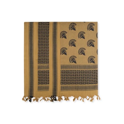 Image of M MCGUIRE GEAR Shemagh Tactical Scarf, Middle Eastern Desert Hood, Bandana, Keffiyeh, Military Style, 100% Cotton, 42 inch x 42 inch