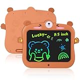 ONKELYIM Tablette D'écriture LCD Pour Enfants, Tablette De Dessin Colorée De 8,5 Pouces, Jouets Éducatifs, Cadeaux D'anniversaire Pour Garçons Et Filles Âgés De 3, 4, 5, 6, 7 Et 8 Ans(Marron)