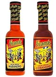 Pic'amas-Salsa Brava Hot Sauce Variety Pack, Habanero and Cobanero, (145 mL each), 2 Bottles