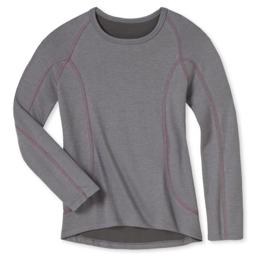 Haut thermique Schiesser fille 6 ans sous-pull chaud gris uni hiver