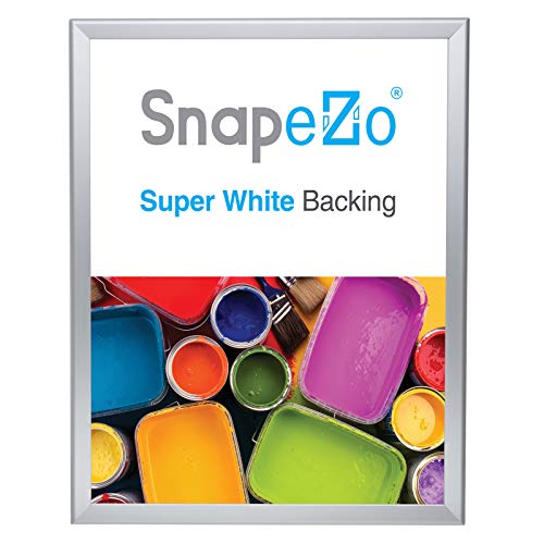 image for SnapeZo Photo Frame 18x24, Silver, 1.25 Inch Aluminum Profile, Front-L