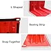 Combination Flood Protection Barrier, ABS L-Shaped Baffle Flood Barriers Board, Removable Flood Panels, Mobile Flood Protection Panels for Shopping Malls, Subway Stations, Garages, Dams(6 PCS)