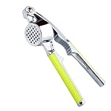 Stainless Steel Garlic Press or Presser/Walnut Opener/Fani Nut Opener with Non-Slip Grip Handle/Heav