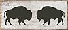 Stencils by Joanie Western (3) Buffalo Stencil Prairie Bison Southwest Shapes DIY Signs 6" x 9" #3