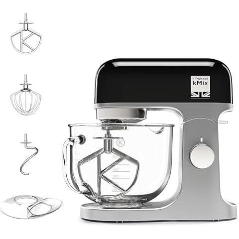 Kenwood kMix Stylish Stand Mixer with Glass Bowl Cover