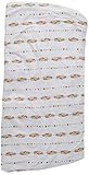 American Baby Company 2 Pack Printed 100% Cotton Jersey Knit Fitted Crib Sheet for Standard Crib and Toddler Mattresses, Taupe Feathers and Triangles, for Boys and Girls