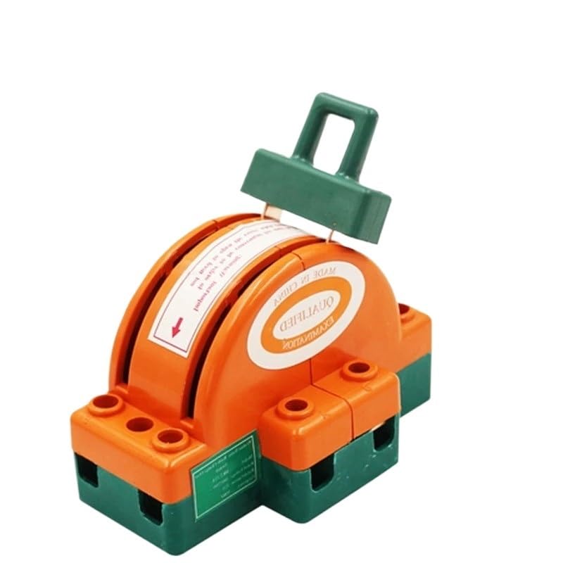 Interrupteur inverseur manuel 2P 100A, commutateur de source cuivre 220V avec LED