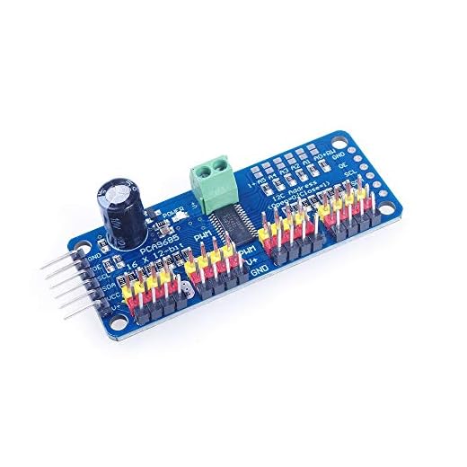 ANGEEK PCA9685 16 canali 12 Bit PWM servo Driver Driver Motore modulo I2C interfaccia IIC Compatibile con Arduino Robot e Raspberry Pi