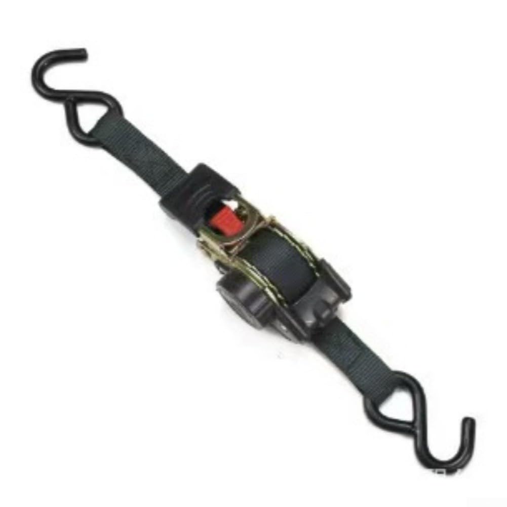 Automatikspanner, 4er Set, Fahrzeugtransportgurt, Selbstaufrollmechanismus, einstellbare Länge für schwere Lasten, Auto Motorrad LKW Umzug (B)