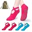 4pairs-(2greenish Blue&2rose Red)