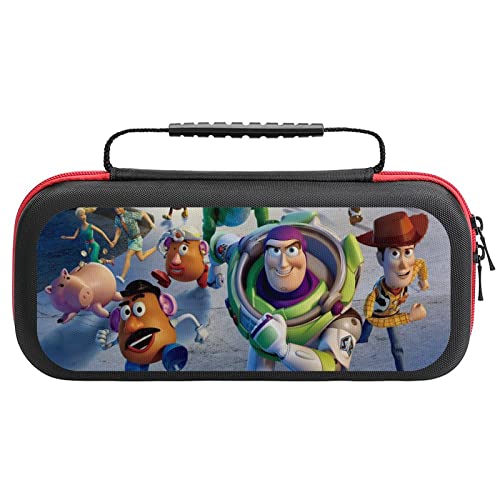 トイ ストーリー に適用switch ケース スイッチ ケース 保護カバー 収納バッグ 防塵 防汚 耐衝撃 持ち運び便利 ゲーム機収納袋 大容量で20枚のゲームカードを収納可能 全面保護