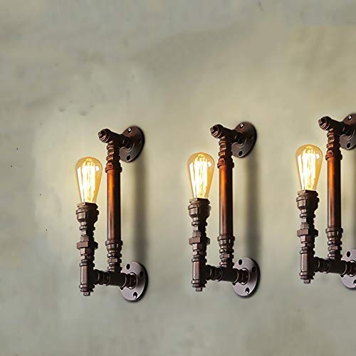 Lámpara de pared de hierro forjado estilo retro industrial 2