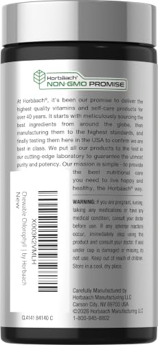 Horbäach Chewable Chlorophyll Tablets