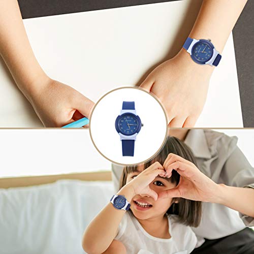 VILLCASE Relógio Luminoso Infantil à Prova D 'Água para Criança Relógio de Quartzo Meninos Meninas