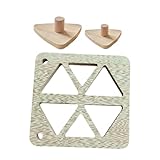 yakermur - Molde de arroz triangular para albóndigas de arroz (japonés antiadherente), diseño de triángulo para albóndigas de arroz Sushi, para preparar comidas en casa, picnic y almuerzo DIY