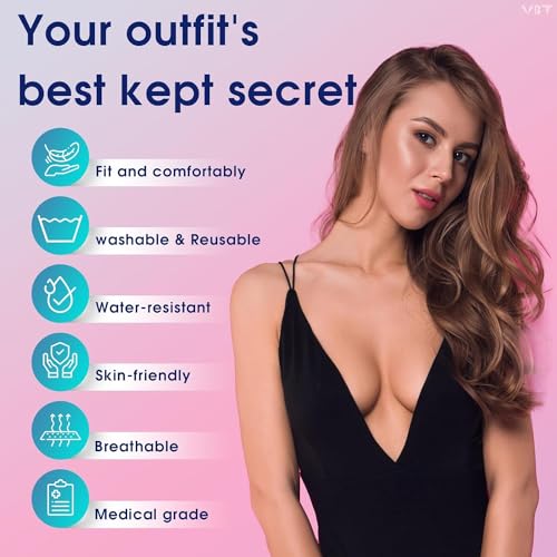 Belanto Women's & Girls Nipple Cover Strapless Bra Instant Breast Lift Sticky Bra Backless Invisible Push up Self Adhesive Bra Reusable Breast Lift Up Wire Free Bra Beige - Image 3