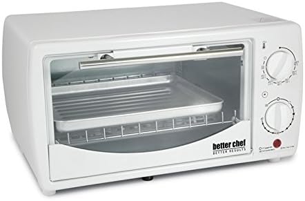 Better Chef 9 Liter Toaster Oven Broiler-White