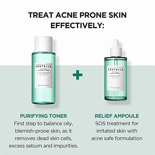 SKIN1004 Tea-Trica Purifying Toner 7.10 fl.oz, 210ml, Soothing Hydration, Acne Care