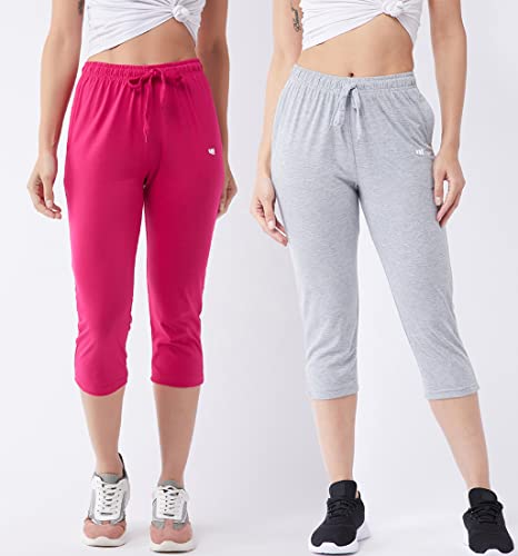 Image of Modeve Women Solid Cotton Blend Capri for summer|| Summer Wear