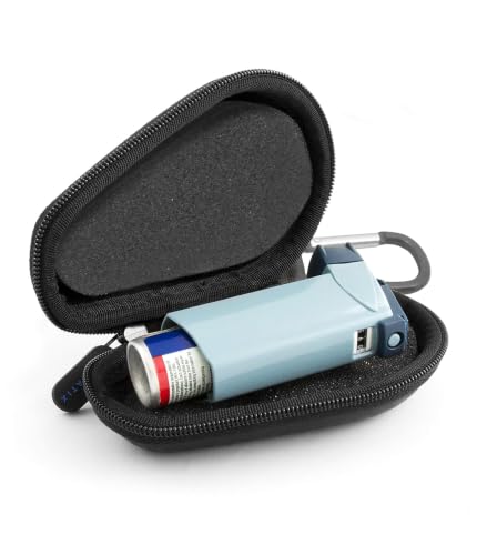 CASEMATIX Asthma Inhaler Medicine Travel Case to Protect Portable Inhalers from Dust and Dirt, Does Not Include Inhaler