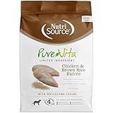 PureVita, Limited Ingredient Chicken & Brown Rice Wholesome Grains Dry Dog Food, 64 Ounce