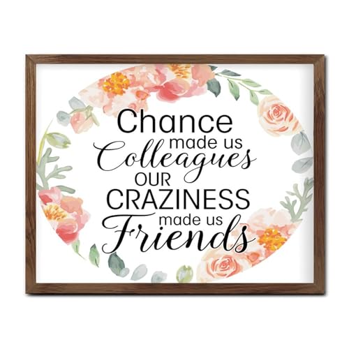 Plaque en bois positif déco murale et cadeau de départ collègue