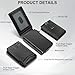 SMART LB Mens Wallet Front Pocket Bifold Fashion Slim Wallets for Men with Money Clip (Black)