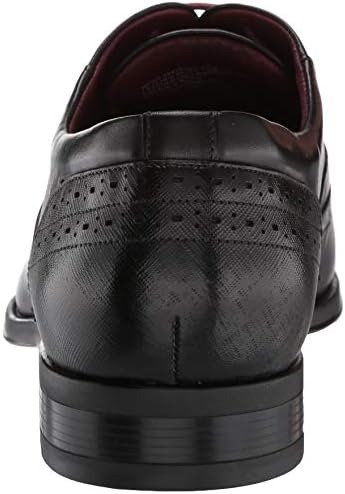 STACY ADAMS Mens Hendrick Wingtip Oxford, Cognac, 9.5 Wide | Image 2