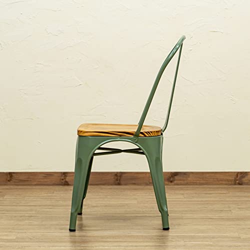 Mercury ヴィンテージチェア 2脚セット モスグリーン