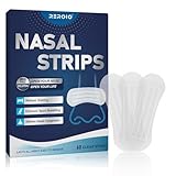 REROIO Nasal Strips for Snoring – Comfortable Nose Strips for Breathing,Anti snoring Devices,Drug-Free Solution for Better Airflow & Restful Sleep,Clear,0.77in*2.37in