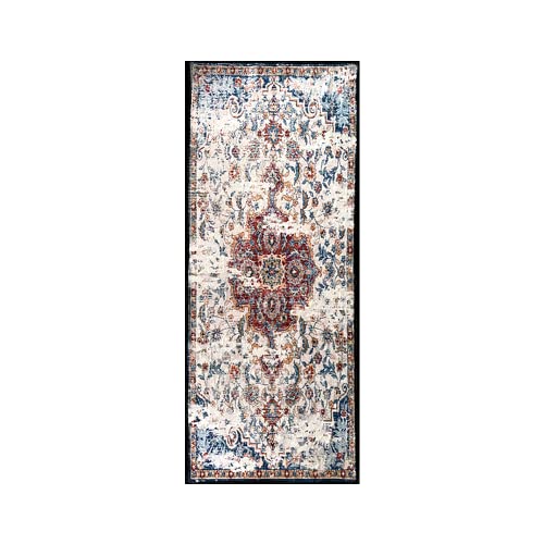 Seveat 2.6 × 7 Ft Vintage Runner Rugs, Machine Washable, Foldable, Non-Slip, And Stain Resistant Retro Runner Rugs For Entryway, Hallway, And Kitchen (Multicolor) #TOP23