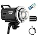 Godox MS200V MS200-V 200W Studioblitz mit aufgewerteter LED Modellierungslampe,2.4G Drahtlos X-System Bowens Mount Studio Strobe, mit 10 W LED-Einstelllampe für Mode,Werbung, Fotografie