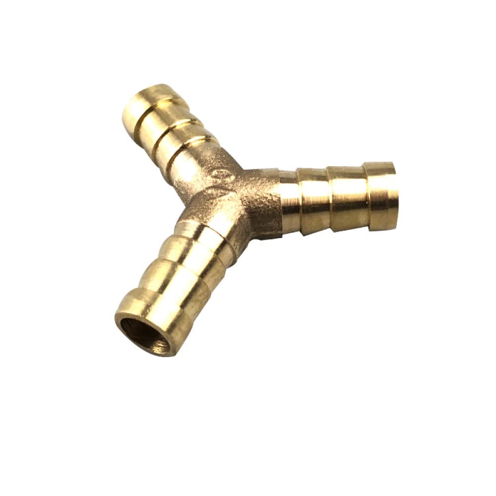 Raccord de tuyauterie, Raccord hexagonal en acier inoxydable, connecteur de tube en laiton à 3 et 4 voies, câble de tuyau coudé droit 6 8 10 12 14 16 19 mm, connecteur cannelé en cuivre, adaptateur un