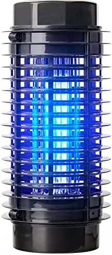 Bug Zapper, Mosquito Zapper Outdoor, Electric Mosquito Killer Indoor, Fly Trap, Effective Insect Zapper for Home Backyard Patio, Waterproof Indoor & Outdoor (Black)