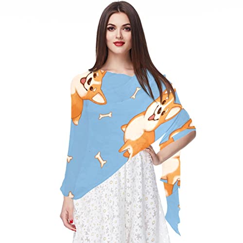 Foulard en mousseline de soie pour femme long foulard de plage vintage multicolore