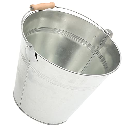 Yardwe Cubo Metálico Resistente para Incinerador Doméstico Quemador Multifunción para Cenizas De Chimenea y Jardín Recipiente para Ramas