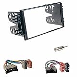  Autoradio Doppel-DIN 2-DIN Radioblende Radio Blende + ISO Adapter für Kia Carnival (UP/GQ) 2002-2005 Sorento (BL) 07/2002-10/2006 Sedona (UP/GQ) 2002-2005 Spectra (FB) 2002-2004 Rio (DC) 2002-2005