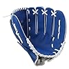 VANZACK PU Thickened Infield Baseball Glove for Blue Pitcher Training Mitt Softball Catch Throw Protective Anti-Slip Design Comfortable Breathable Hand Guard