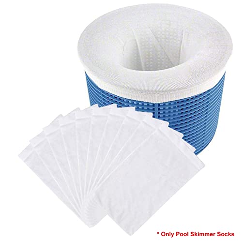 20-Pack of Pool Skimmer Socks - Perfect Savers for Filters, Baskets and Skimmers