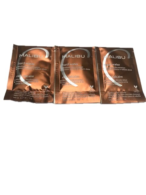 Malibu C Hard Water Weekly Demineralizer - 3 Packets by Malibu Wellness