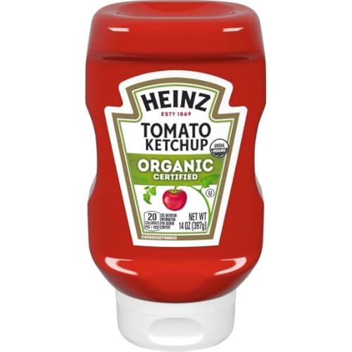 Heinz Organic Tomato Ketchup (6 Ct Pack, 14 Oz Bottles)